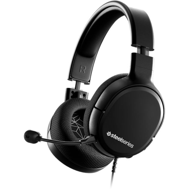 SteelSeries Arctis 1 For Playstation - Stereo - Mini-phone (3.5mm) - Wired - 32 Ohm - 20 Hz - 20 kHz - Over-the-head - Binaural - Circumaural - 3.94 ft Cable - Bi-directional, Noise Cancelling Microphone - Noise Canceling - Black (Min Order Qty 2) MPN:614