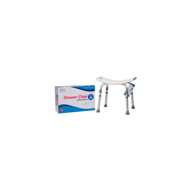 Dynarex Shower Chair Without Back Single Pack 10323