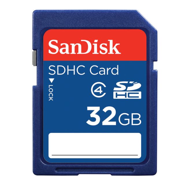 SanDisk SDHC (Secure Digital High Capacity) Memory Card, 32GB (Min Order Qty 4) MPN:SDSDB-032G-A46