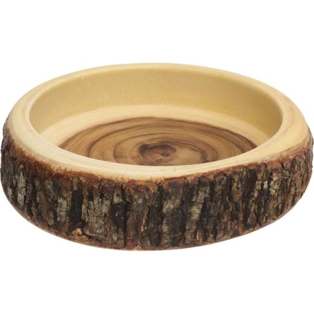 Lipper Acacia Tree Bark Bowl 11in - Serving - Hardwood, Acacia Body - 1 1062