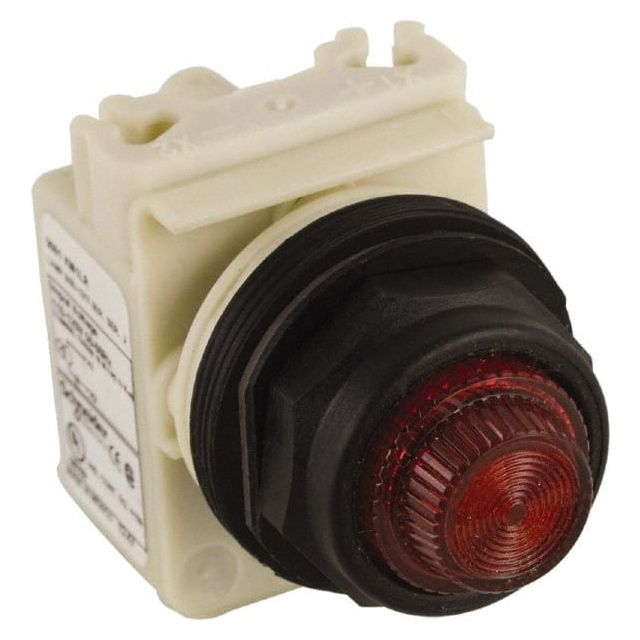 120 VAC Red Lens LED Pilot Light MPN:9001SKP1LRR31