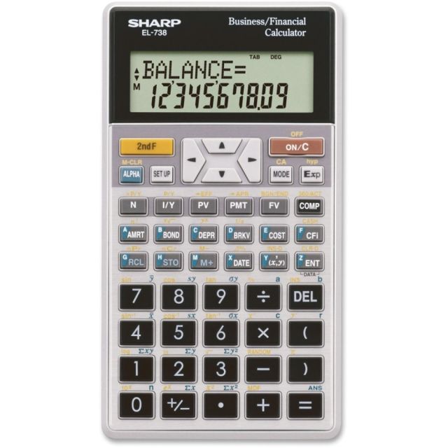 Sharp EL-738C Financial Calculator EL738FB