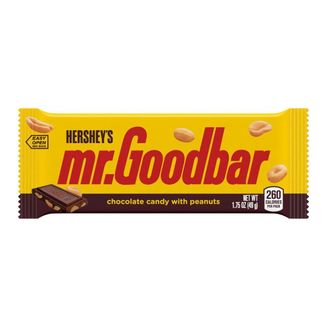 Hershey s Mr. Goodbar Chocolate Bars, 6 Bars Per Pack, Bag Of 2 Packs (Min Order Qty 3) MPN:29305