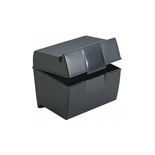 Index Card File Box For 4 x 6 Cards Blk