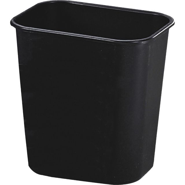 Rubbermaid Commercial Deskside Wastebaskets, 3.25 Gallons, Black, Set Of 12 Wastebaskets MPN:RCP295500BKCT