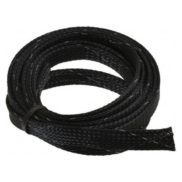 Black/White Braided Expandable Cable Sleeve MPN:FRN0.50BK10