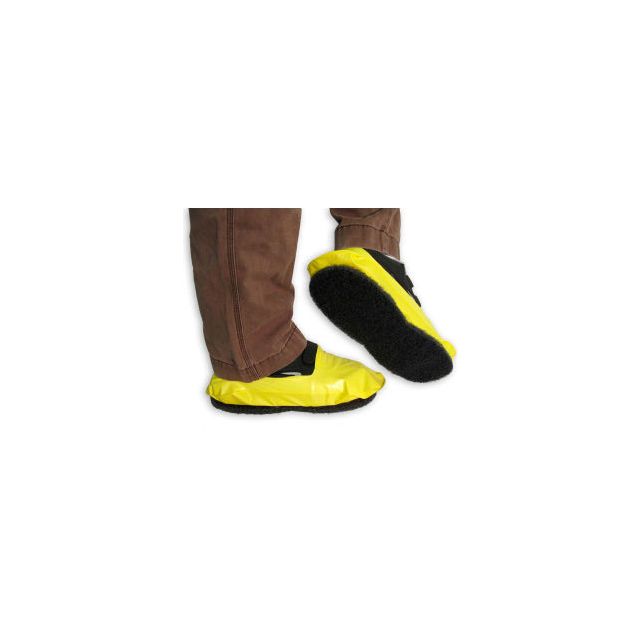PAWS Vinyl Stripping Shoe Covers, Men's, Yellow, Size 8-11, 1 Pair