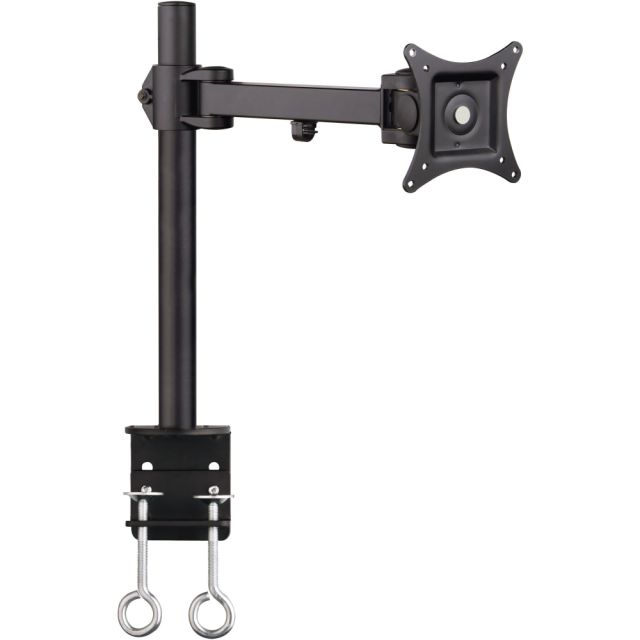 SIIG Full-Motion Monitor Desk Mount - 13in to 27in - Height Adjustable - 1 Display(s) Supported - 13in to 27in Screen Support - 22 lb Load Capacity - 75 x 75, 100 x 100 - VESA Mount Compatible MPN:CE-MT0N11-S1