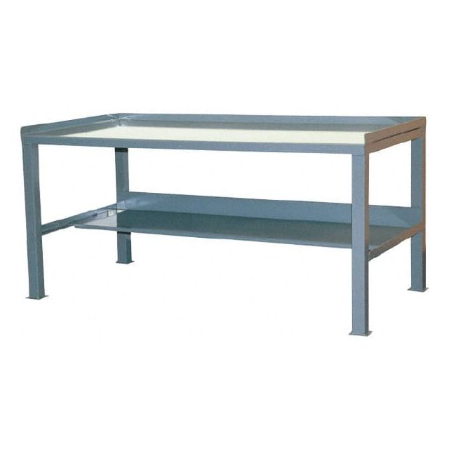 Stationary Workbench: Steel, Gray MPN:WB360
