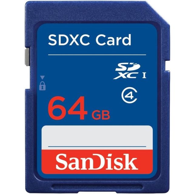 SanDisk - Flash memory card - 64 GB - Class 4 - SDXC MPN:SDSDB-064G-A46
