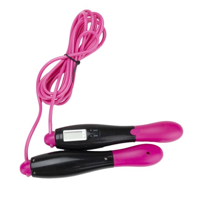 Mind Reader Jump Rope With Counter, 127in, Pink (Min Order Qty 2) MPN:DIGIROPE-PNK