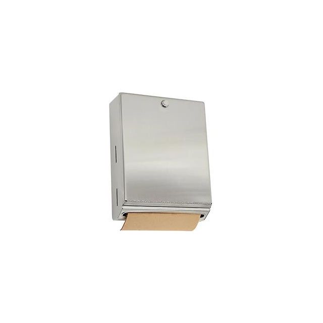 Bobrick® ClassicSeries™ Vertical Folded Paper Towel Dispenser W/Knob Latch Stainless B2620