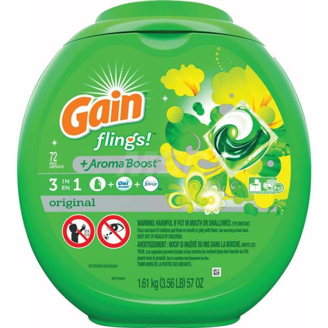 Laundry Detergent, Form: Powder/Gel , Container Size (oz.): 0.06 , Formula Type: Detergent , Scent: Original
