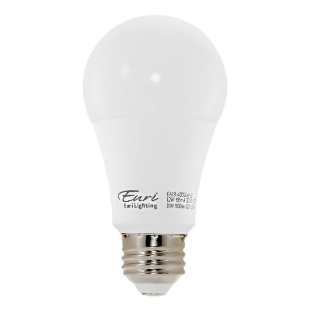 Euri A19 4000 CEC Series LED Light Bulbs, EA19-4021CEC-2