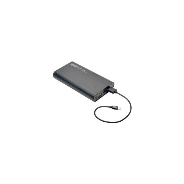 Tripp Lite Portable 12000mAh Dual-Port Mobile Power Bank USB Battery Charger with LED Flashlight UPB-12K0-2U
