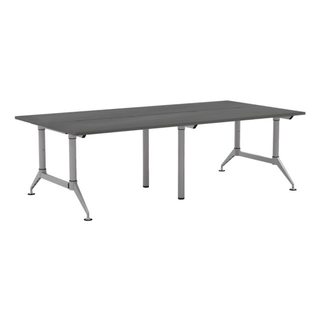 Mayline Even Engineered Wood Work Table, 4-Person, 96inW, Driftwood LD7D