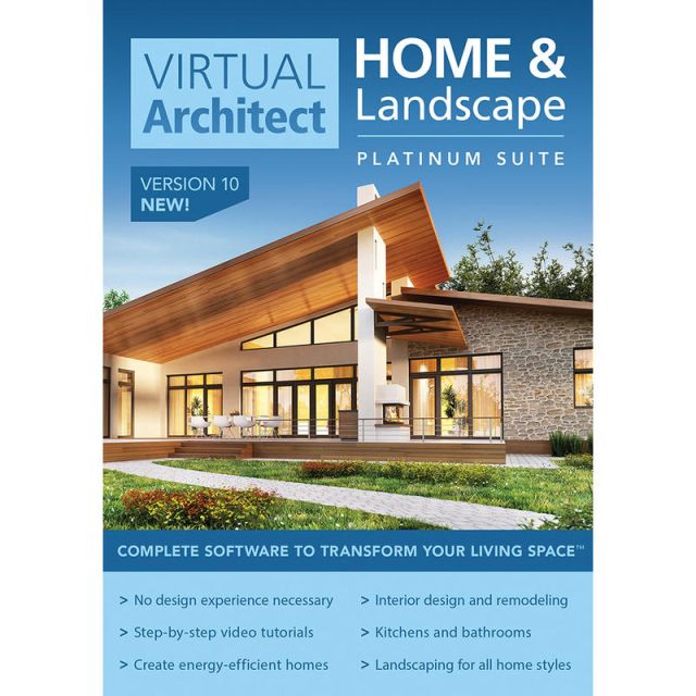 Nova Development Virtual Architect Home & Landscape Platinum Suite (Windows)