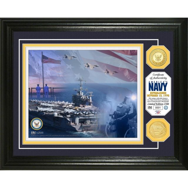 United States Navy Bronze Coin Photo Mint