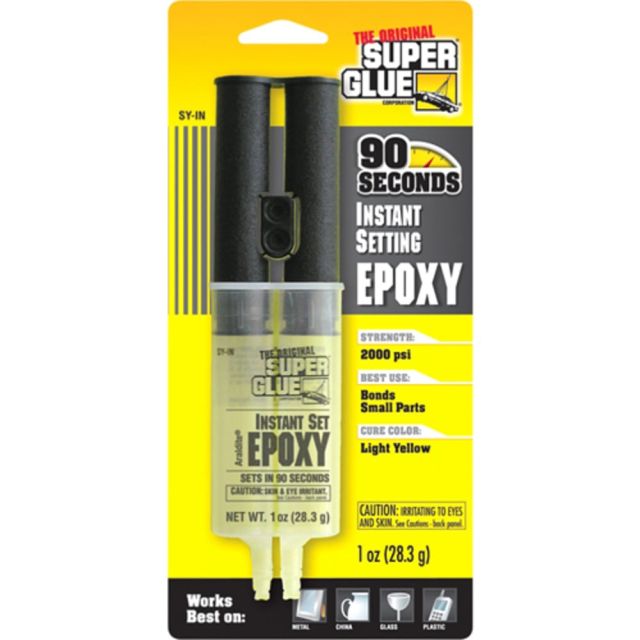 Super Glue Instant-Set Epoxy Syringe (Min Order Qty 10) MPN:SY-IN48