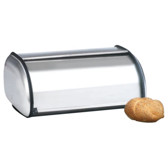Anchor Hocking Brushed Steel Bread Box - Euro Design 08994MR
