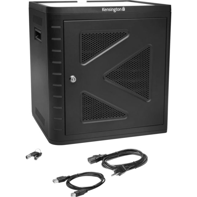 Kensington Charge & Sync Cabinet, Universal Tablet - Tabletop - Black MPN:K67862AM