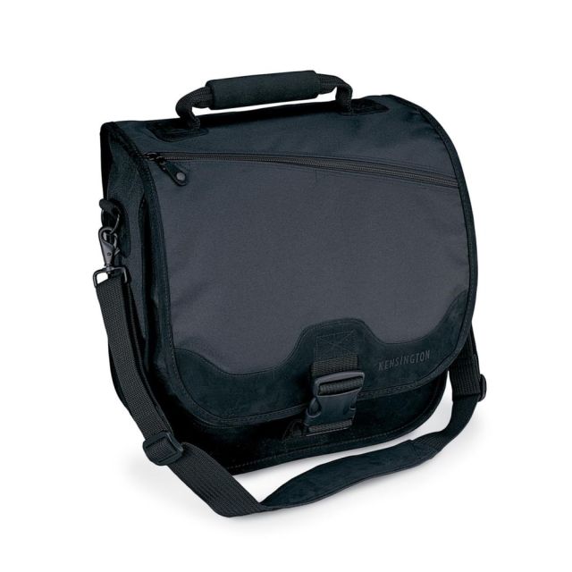 Kensington Saddlebag Laptop Carrying Case, 16.8in x 11.75in x 6.5in, Black MPN:K64079