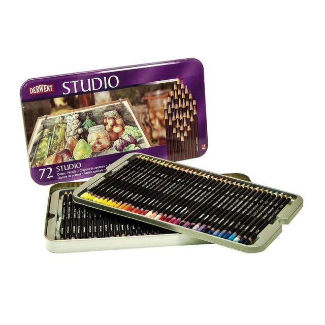 Derwent Studio Pencil Set, Assorted Colors, Set Of 72 MPN:32201