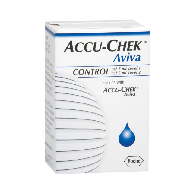 ACCU-CHEK Aviva 2 Level Glucose Control Solution, High-Low, 2.5 mL (Min Order Qty 3) MPN:5904528638001