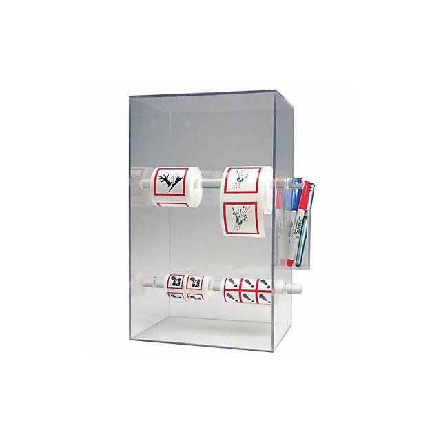 Tape and Label Dispenser Acrylic Clear MPN:HLS801