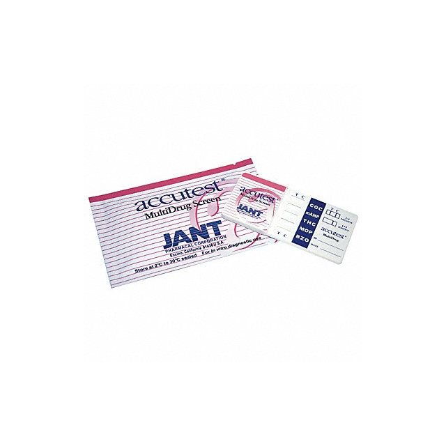 Drug Test Card MultiDrug 5 Kitted PK25 MPN:DS01AC425