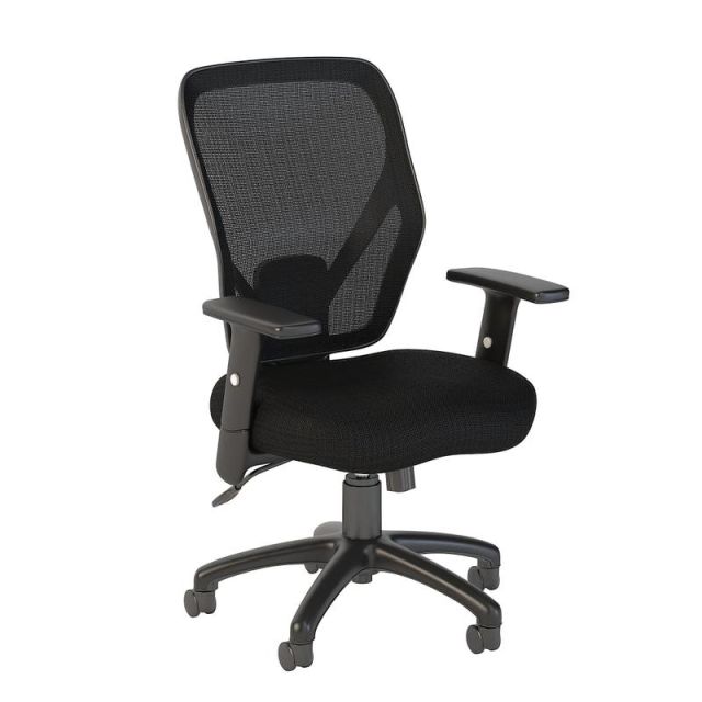Bush Business Furniture Accord Ergonomic Mesh Back Office Chair, Black Fabric, Standard Delivery MPN:CH1205BLF-03