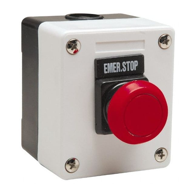 Push-Button Control Station: Momentary, NO/NC, Emergency Stop MPN:104544