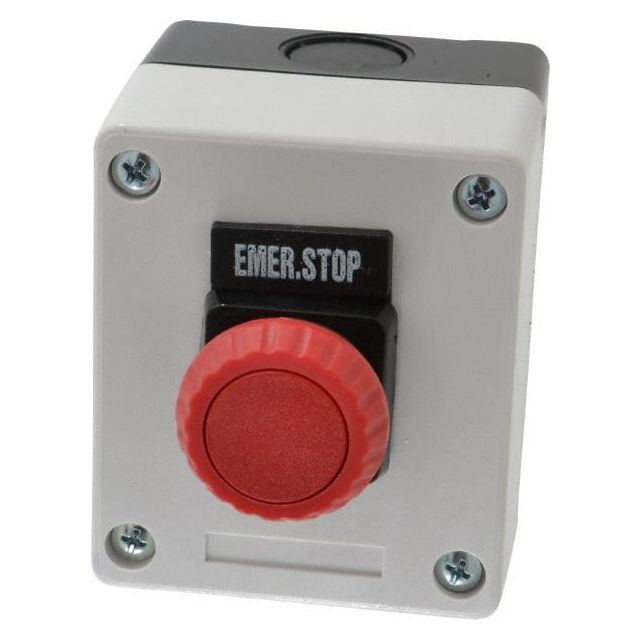 Push-Button Control Station: Maintained, NO/NC, Emergency Stop MPN:114889