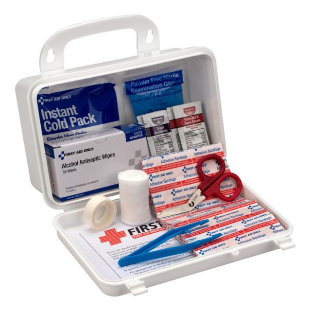PhysiciansCare 113-Piece First Aid Kit, White, 113 Pieces (Min Order Qty 3) MPN:25001