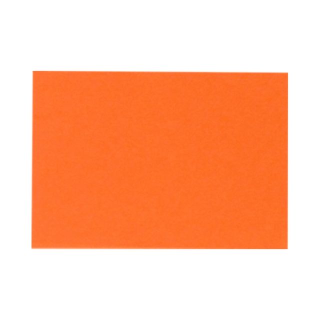 LUX Flat Cards, A9, 5 1/2in x 8 1/2in, Mandarin Orange, Pack Of 50 (Min Order Qty 5) MPN:EX4060-11-50