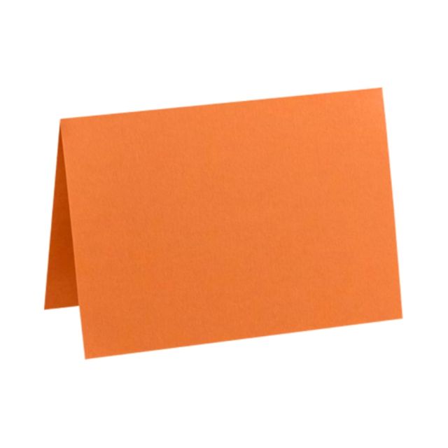 LUX Folded Cards, A9, 5 1/2in x 8 1/2in, Mandarin Orange, Pack Of 1,000 MPN:EX5060-11-1M