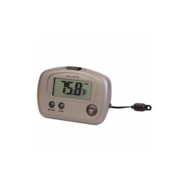 Indoor/Outdoor Wired Digital Thermometer MPN:00888A4