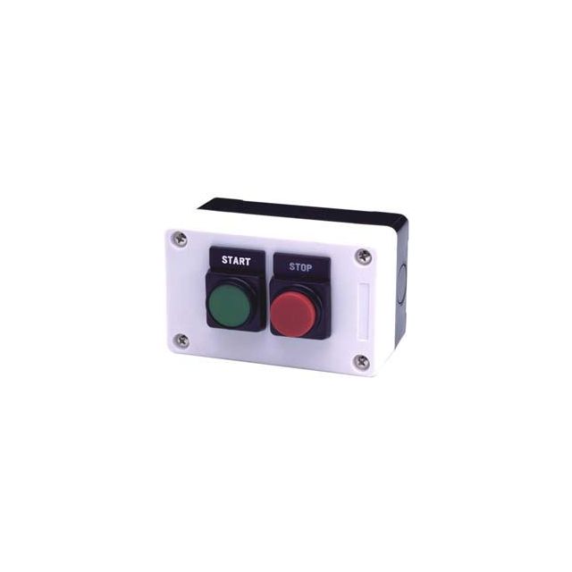 Advance Controls 104548 2 Hole Flush Extended Start Stop 22mm Non Metallic Push Button Station 104548