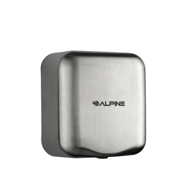 Alpine Industries Hemlock 120 Volt Steel Electric Commercial Automatic Touchless Hand Dryer, Stainless Steel MPN:400-10-SSB
