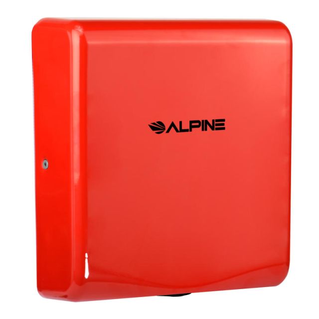 Alpine Willow Commercial High-Speed Automatic 120V Electric Hand Dryer, Red MPN:405-10-RED