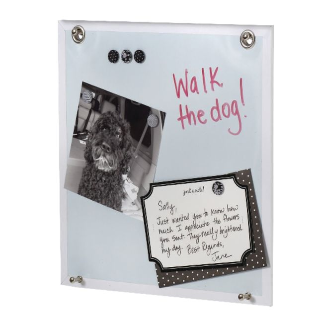 Realspace Unframed Dry-Erase Whiteboard Magnetic Panel, 12in x 12in, White (Min Order Qty 7) MPN:36555