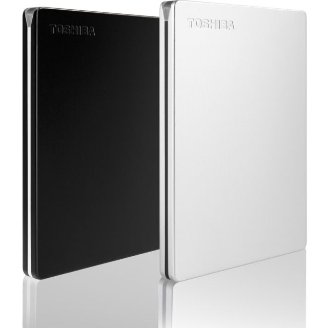 Toshiba Canvio Slim Portable External Hard Drive, 1TB, Silver MPN:HDTD310XS3DA