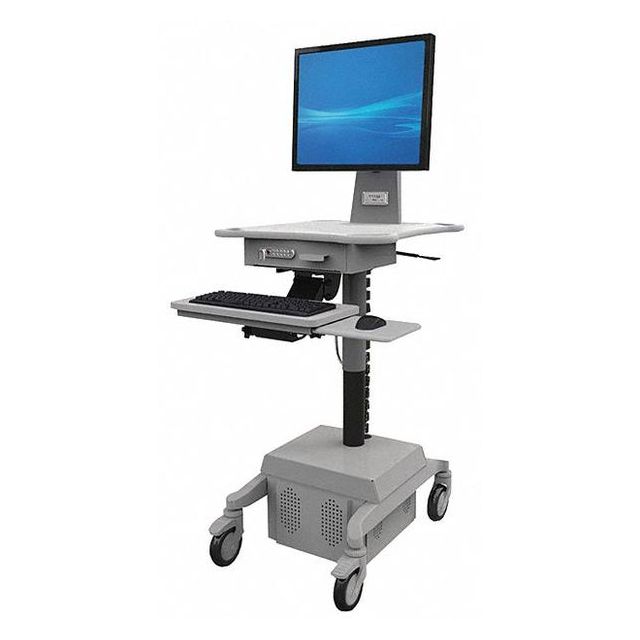 Medical Cart Gray 58-1/2 H x 22 W MPN:PC910-11