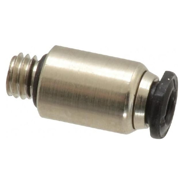 Push-To-Connect Tube to Metric Thread Tube Fitting: Male with Internal Hex, Straight, M5 Thread MPN:50010N-3-M5