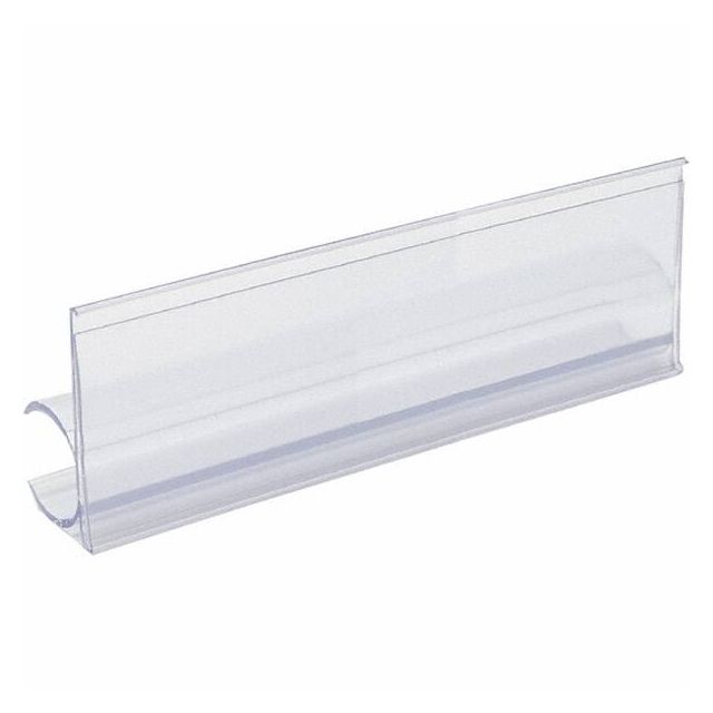 Label Holders, Backing: Snap-On , Width (Inch): 1-1/4 , Length (Inch): 6  MPN:EP-1256