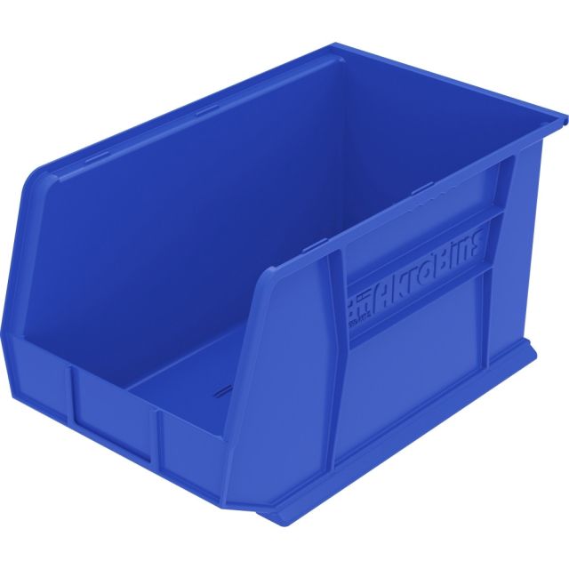 Akro-Mils AkroBin Storage Bin, Medium Size, 8 1/4in x 6 3/4in x 17in, Blue (Min Order Qty 2) MPN:30265B