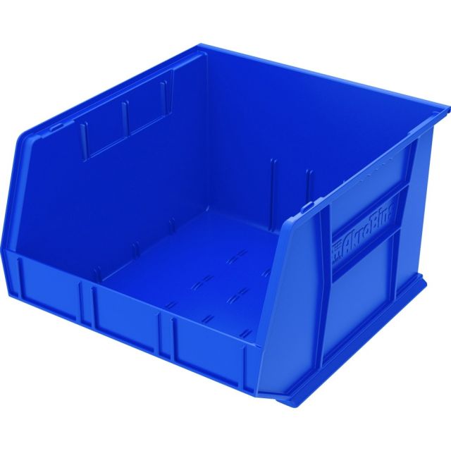 Akro-Mils AkroBin Storage Bin, 11in H x 16.50in W x 18in D, Blue (Min Order Qty 2) MPN:30270BLUE