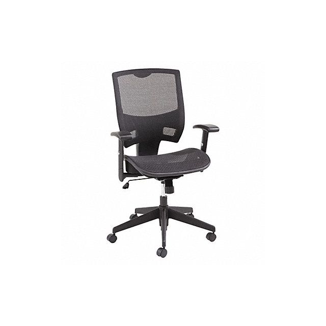 Desk Chair Mesh Black 17 to 22 Seat Ht MPN:ALEEP4218
