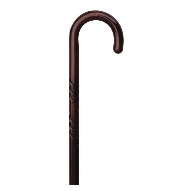 Alex Orthopedic Spiral Tourist Cane, 36in-37in, Rosewood (Min Order Qty 4) MPN:MNT03023