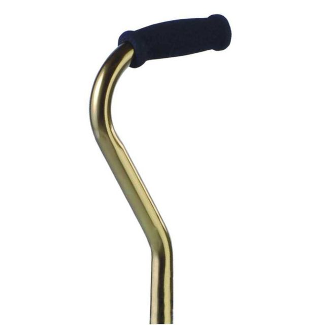 Alex Orthopedic Offset Handle Aluminum Cane, 31in-40in, Bronze (Min Order Qty 4) MPN:MNT21032